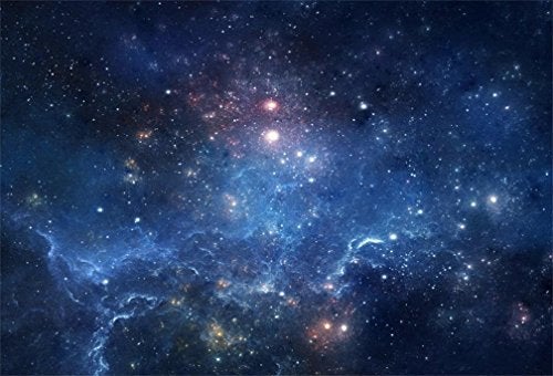 AOFOTO 8x6ft Fantastic Nebula Backdrop Aerospace Starry Sky Photography Background Universe Galaxy Cosmos Outer Space Milky Way Science Fiction Photo Studio Props Vinyl Wallpaper Child Adult Portrait - Image 1