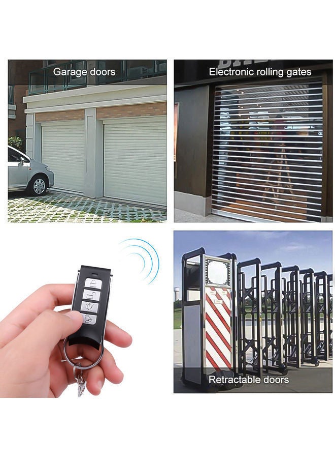 NIBEMINENT Garage Door Opener Remote Control Duplicator Key Fob Black - Image 2