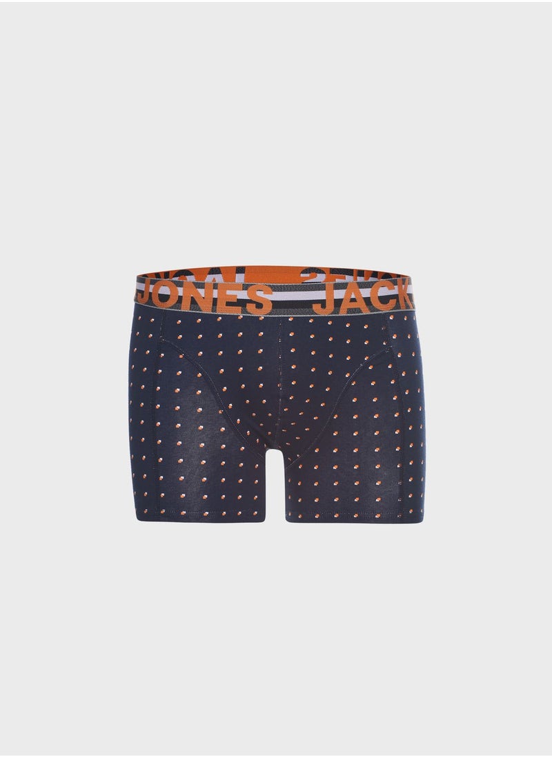 JACK & JONES - Henrick 3 Pack Assorted Trunks - Image 1