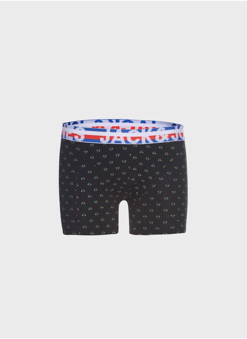 JACK & JONES - Henrick 3 Pack Assorted Trunks - Image 1