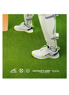 هندرد حذاء كريكيت HyperTurf | للجنسين | مسامير مطاطية TerraSpike | جلد نباتي/رغوة سداسية | خفيف الوزن ومتين للغاية | لوحة دعم مدمجة للاستقرار  - Image 2