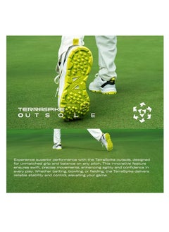 هندرد حذاء كريكيت HyperTurf | للجنسين | مسامير مطاطية TerraSpike | جلد نباتي/رغوة سداسية | خفيف الوزن ومتين للغاية | لوحة دعم مدمجة للاستقرار  - Image 4