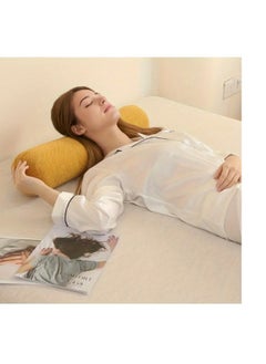 Vitacelli Ergonomic Memory Foam Cylinder Pillow - Removable & Washable Cover, Ideal for Spine & Neck Support, Perfect for Sleeping, Reading, and Meditation  - Image 4