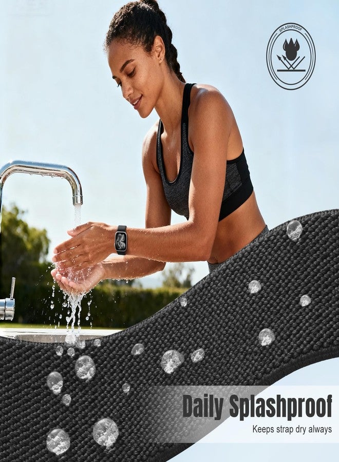 Getino Stretchy Nylon Band Compatible with Apple Watch Bands for Men Women 44mm 45mm 42mm 46mm 49mm 40mm 38mm 41mm, Magnetic Clasp Waterproof Soft Elastic Sport Strap for iWatch Series 11 10 9 8-1 Ultra 3 SE - Image 4