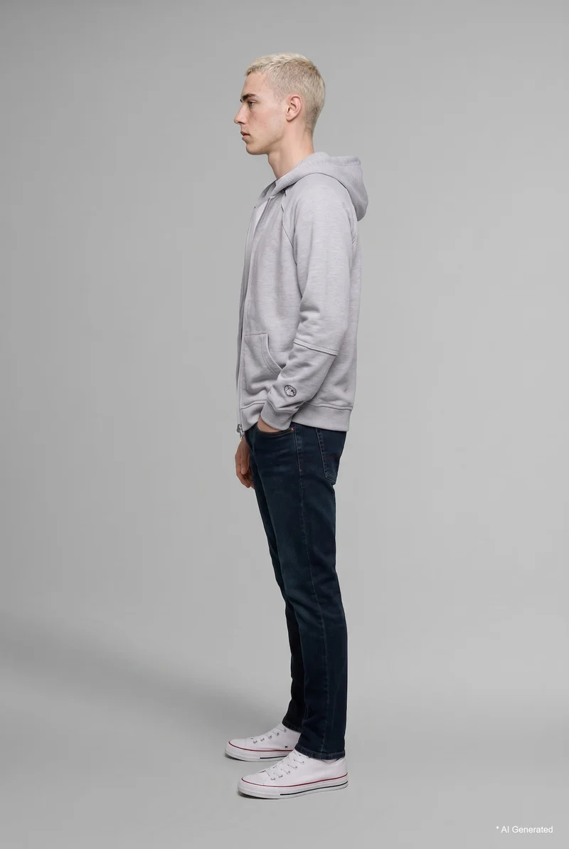 Defacto  Pedro Slim Fit Regular Hem Trousers for Men | Best Price UAE