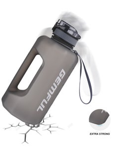GEMFUL 2.2l Big Water Bottle 2.2 Litre with Handle Leak Proof BPA Free Large Capacity Daily Drinks Jug for Gym Fitness Sport Outdoor  - Image 3