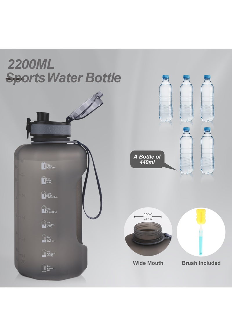 2.2l Big Water Bottle 2.2 Litre with Handle Leak Proof BPA Free Large Capacity Daily Drinks Jug for Gym Fitness Sport Outdoor - pzsku/ZD071E54F87F1C929CE4AZ/45/_/1717494840/6b64dfa4-1799-4803-86e2-0dc463e76de8