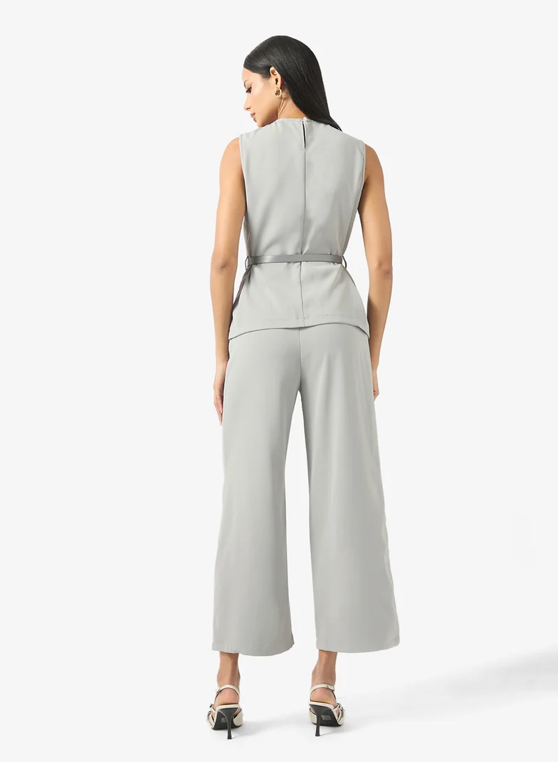 ELLA Sleevless vest & Pant Set