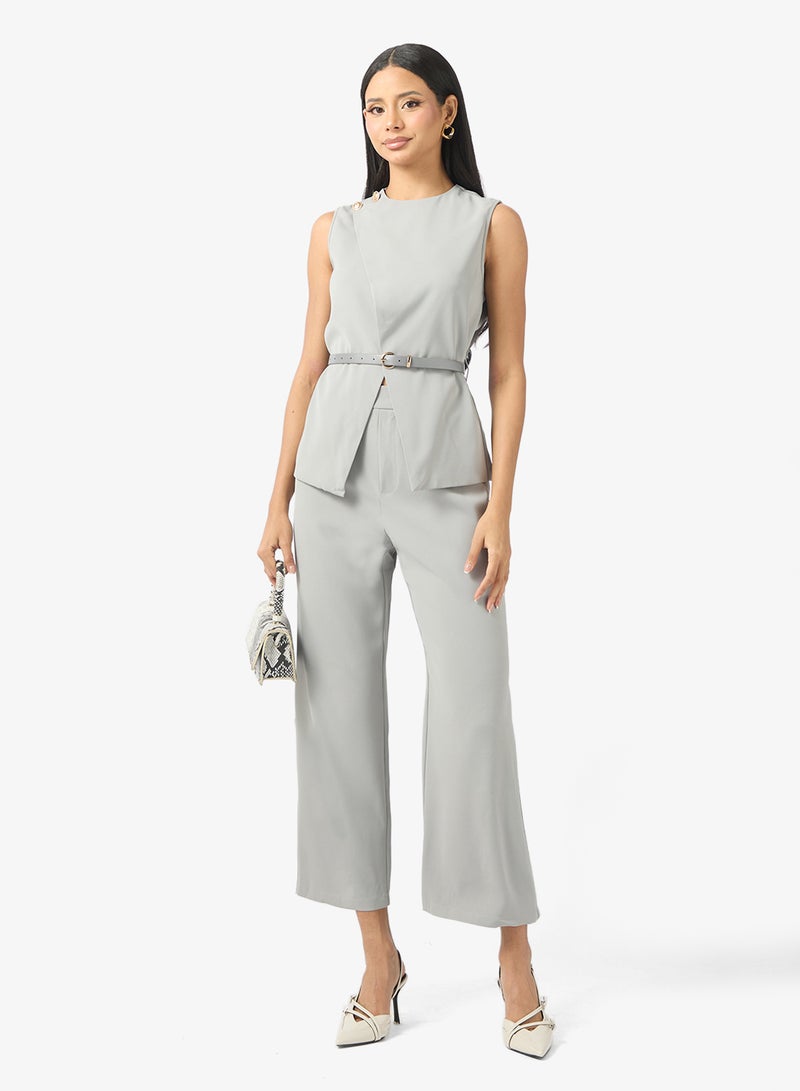 ELLA Sleevless vest & Pant Set - Image 5
