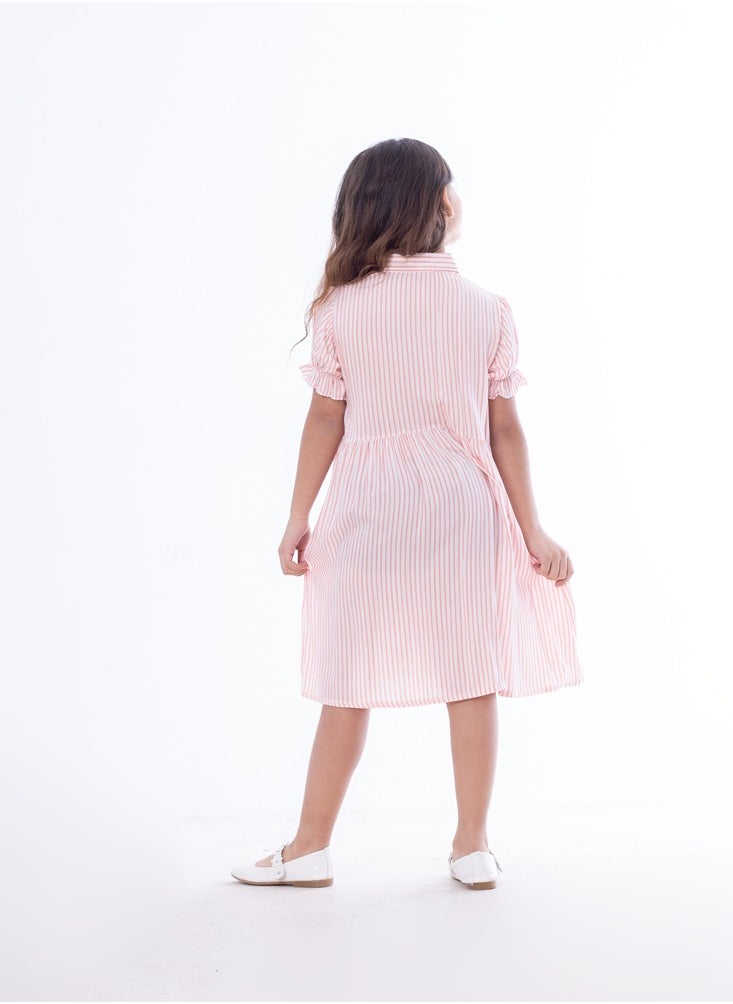 BEBO - Girls Dress Pink - Image 1