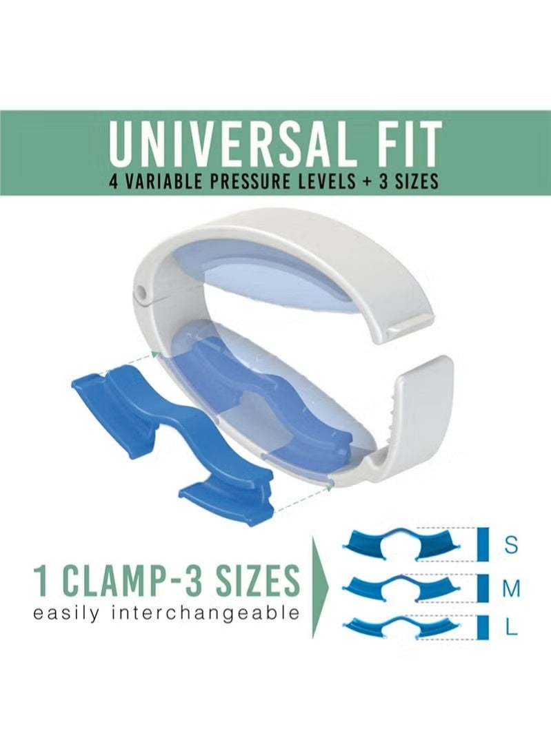 منعكس الاهتزاز مشبك سلس البول للرجال - 3 أحجام قابلة للتعديل - راحة وثقة طوال اليوم - مفصل ضغط احترافي لأعلى ولأسفل للرجال - أفضل مشبك لسلس البول - Image 4