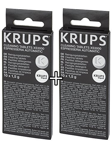 KRUPS XS3000 Cleaning Tablets for KRUPS Fully Automatic Machines 2 Pack - Image 1