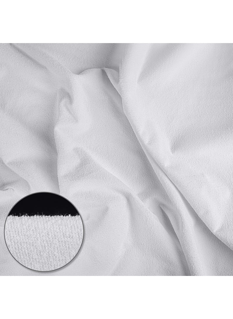 Utopia Bedding Utopia Bedding Waterproof Pillow Protectors with Zipper Queen Size (4 Pack)  Terry Pillow Covers  - Image 5
