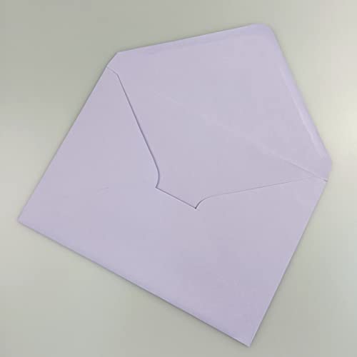 Lucky Star 25 PCS A7 Matte Light Purple Envelopes,5.35 x 7.7 inches, Perfect for 5x7 Weddings,Invitation Cards,Birthday Greeting Invite (violet ) - Image 4