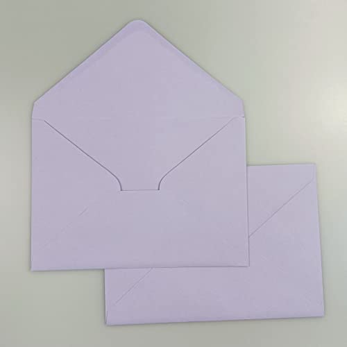 Lucky Star 25 PCS A7 Matte Light Purple Envelopes,5.35 x 7.7 inches, Perfect for 5x7 Weddings,Invitation Cards,Birthday Greeting Invite (violet ) - Image 3