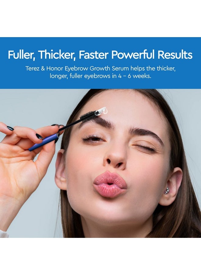 Terez & Honor - Eyebrow Growth Serum - Natural Eyebrow Serum And Enhancer For Thicker Brows And Grow Bows Faster, Longer, Fuller - 5Ml - Image 1
