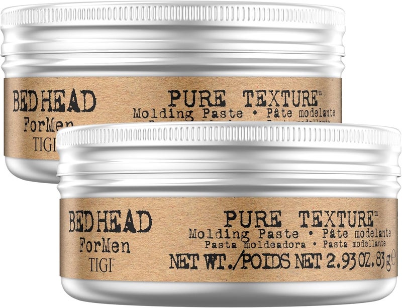 1 TIGI Bed Head للرجال معجون تشكيل الملمس النقي 2.93 أونصة (عبوة من 2)