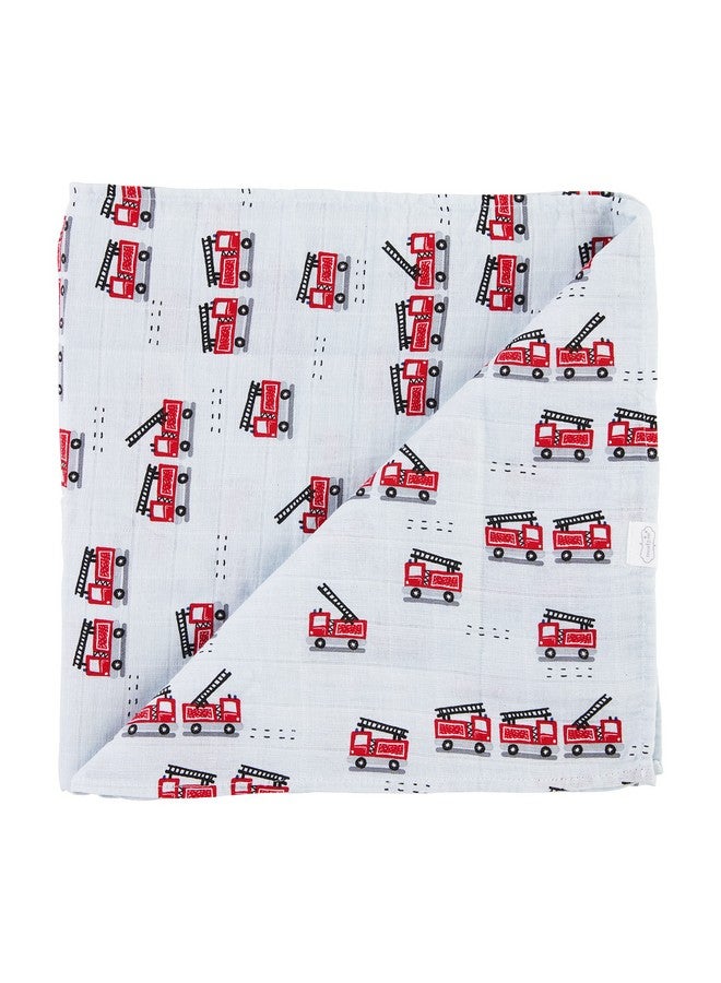 Mud Pie Fire Truck Swaddle, Fire Truck - Image 1