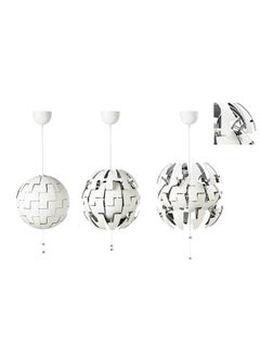 erorex Pendant lamp, white/silver-colour, 35 cm  - Image 4