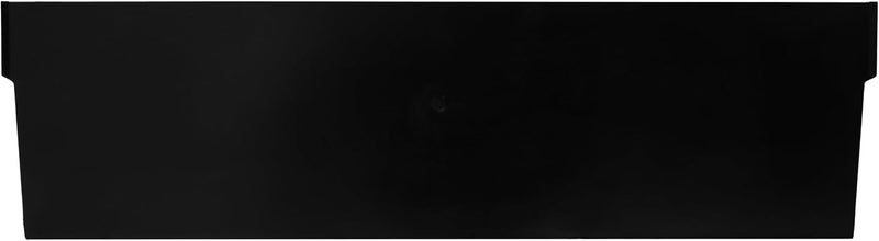 AkroMils 40170 Plastic Width Dividers for 4" Tall Shelf Bins Models 30170, 30178, and 30174, Custom Storage Inserts for Tools, Crafts & Supplies, 24-Pack, Black - Image 1
