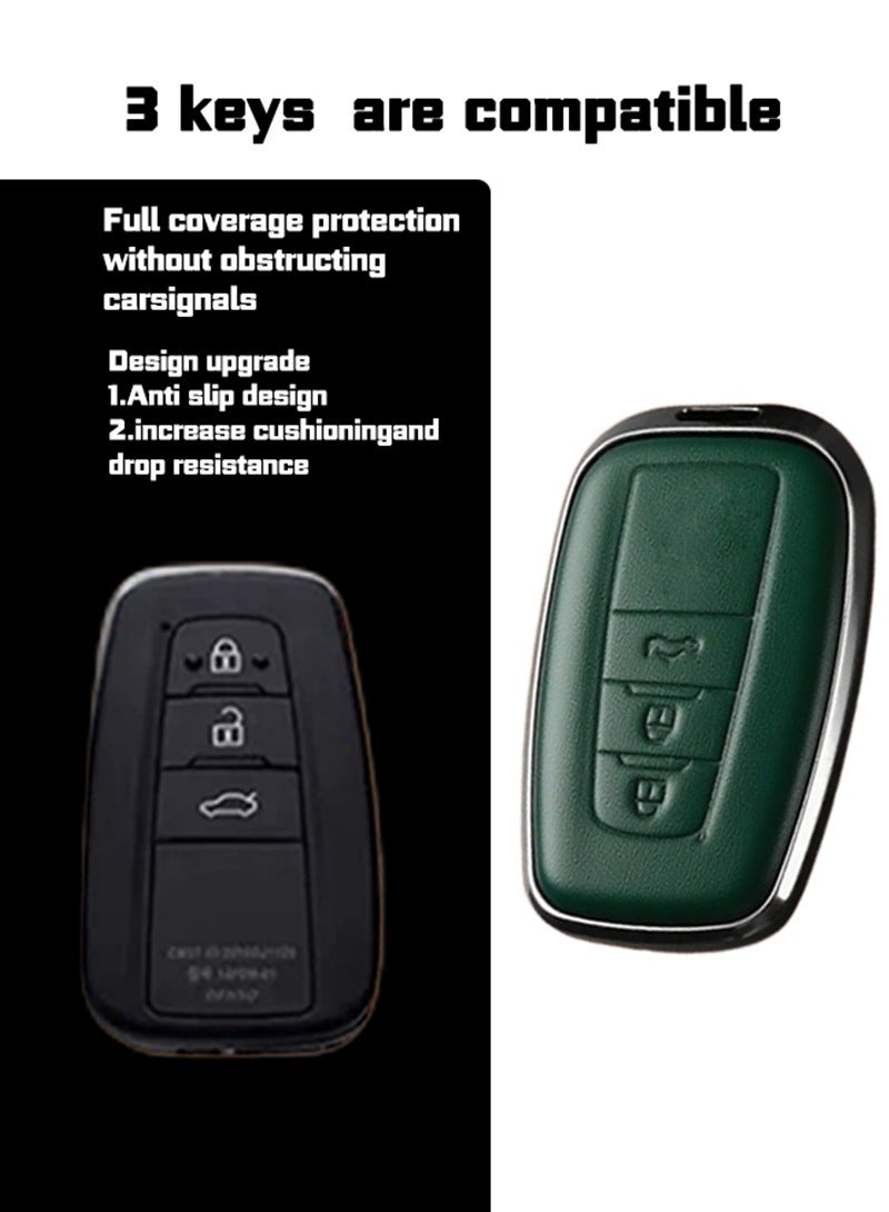 أكمام المفتاح ، مناسبة لمفاتيح كامري 3 ، والطبقة الأولى من مواد جلد البقر ، ومكافحة السقوط ، ومقاومة للتآكل ، وتصميم شامل ، وحماية متعددة الطبقات أكثر أمانا ، ويتم استعادة الشعور المفتاحي. - Image 5