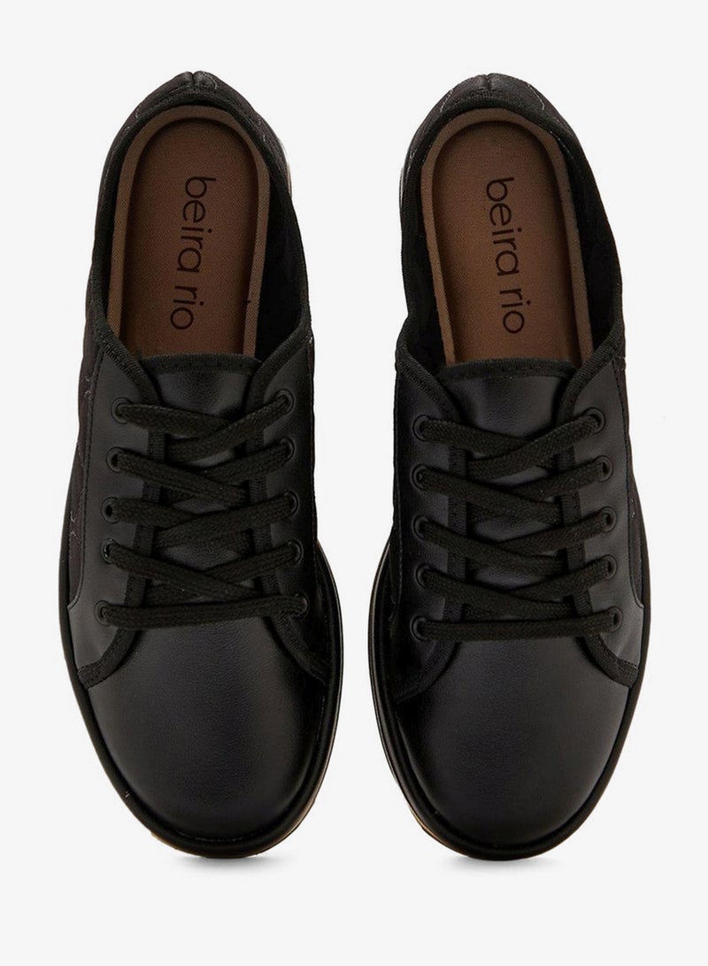 Beira Rio Lace Up Low Top Sneakers - Image 4