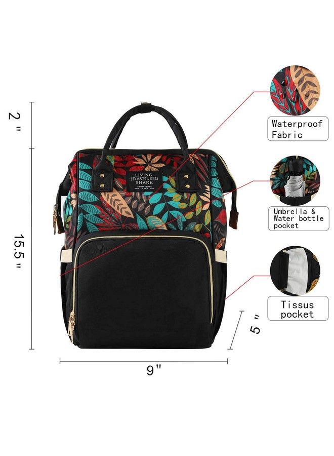 Handcuffs Baby Diaper Bag Multifunctional Maternity Bags New Mom Dad Travel Backpack For Baby Care Nursing (Black)  - Image 4
