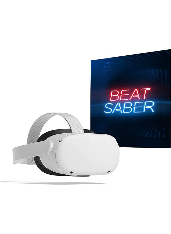 ميتا سماعة رأس VR متقدمة Quest 2 الكل في واحد 128GB - Image 1