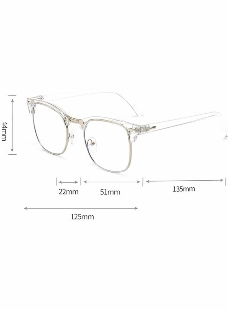Gecomo Anti Blue Clight Glasses Suitable for Men and Women Reading UV Protection Eye Fatigue Prevention Computer Reading Games and TV - Image 2