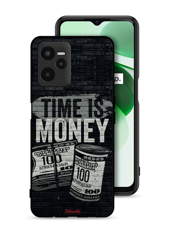 Tolwak Realme C35 Protective Case Cover Time Is Money - Image 1