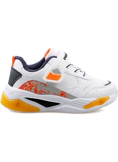 Pepino FY24 1648 White Navy Blue Phosphor Orange Children's Casual Shoes FY24-1648-WHITE-DARK BLUE-PHOSPHORUS-ORANGE White  - Image 1