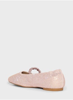 Kat Maconie Kellie Embellished Bullet Ballerinas  - Image 3