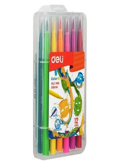 Deli SKETCH PEN 12 COLOUR(PVC BOX)  - Image 2