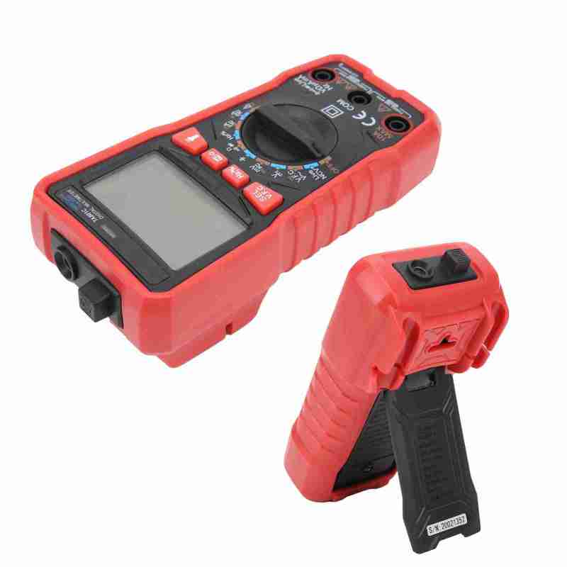 Digital Multimeter: 600V Pocket Size, Anti-Fall Soft Rubber Cover, Thicken Bracket, Flashlight Function - High Accuracy Handheld Multimeter for Household & Dark Environment Use - Image 3