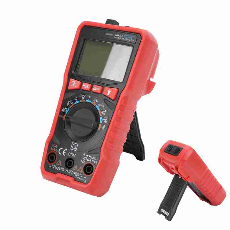 Digital Multimeter: 600V Pocket Size, Anti-Fall Soft Rubber Cover, Thicken Bracket, Flashlight Function - High Accuracy Handheld Multimeter for Household & Dark Environment Use - Image 5