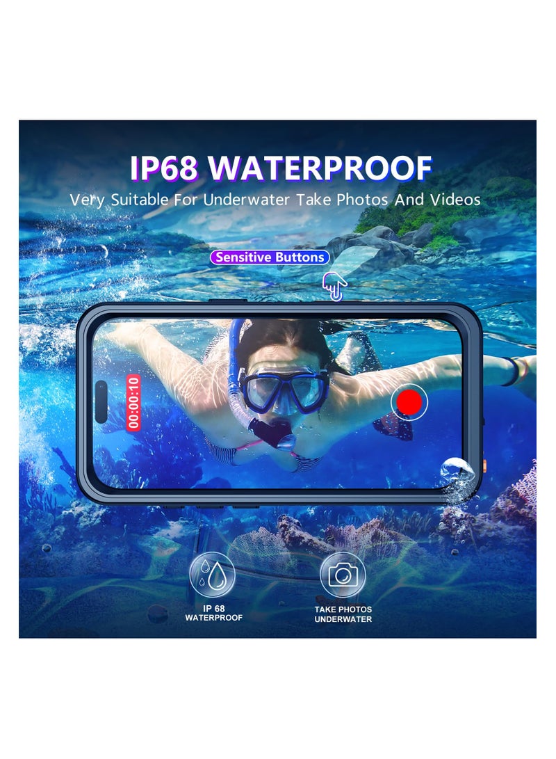 SYOSI Compatible with iPhone 16 Pro Max Case | Waterproof, Shockproof, Full Body Protection with Built-In Screen & Camera Protector | 16FT Military Grade Drop Protection - Image 2