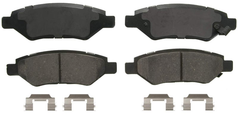 Wagner QS ZD1337 Disc Brake Pad Set Chamfered Edges for Smooth Quiet Stops Fits 20102015 Chevrolet Camaro 20082014 Cadillac CTS 20102016 Cadillac SRX