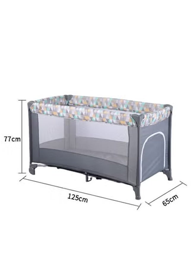 NKX Multifunctional Portable Folding Crib And Playbed Ideal For Newborns And Toddlers With Travel Carry Bag - Image 2