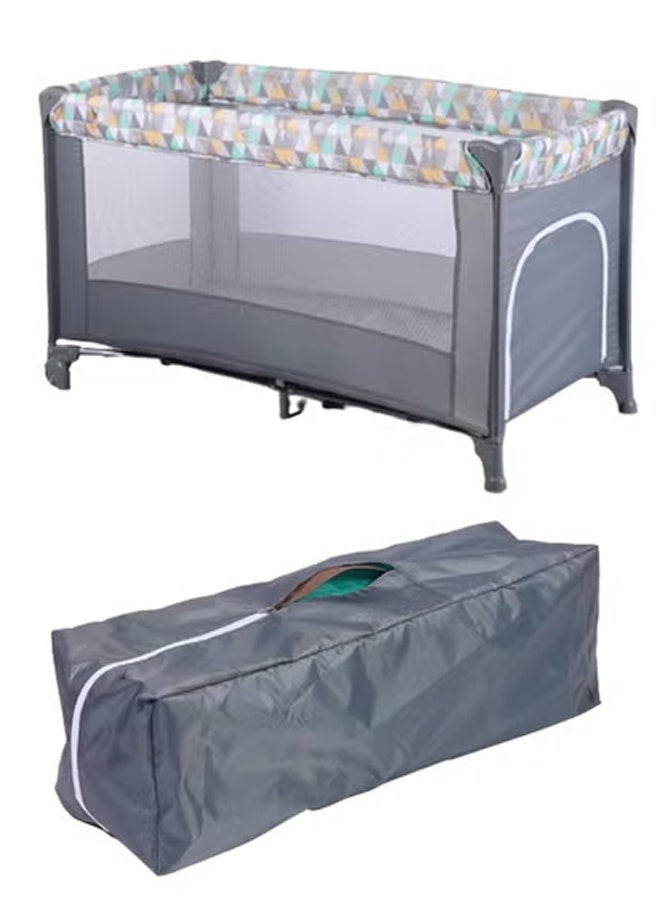 NKX Multifunctional Portable Folding Crib And Playbed Ideal For Newborns And Toddlers With Travel Carry Bag - Image 3