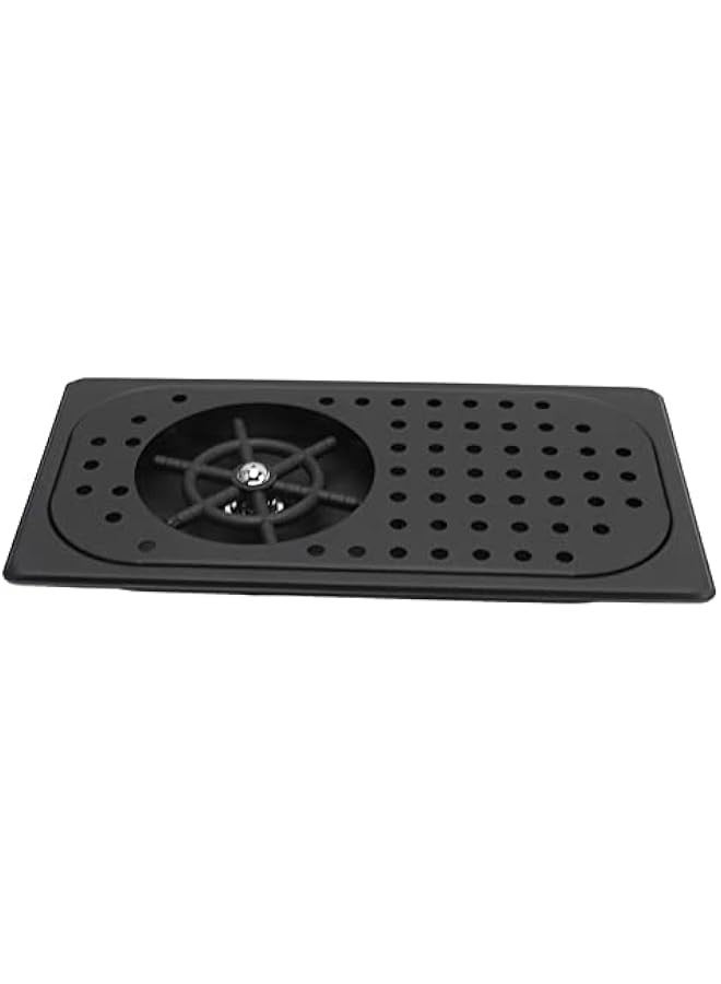 Coffee Cup Pot High Pressure Rinse For Bar Counter Steaming Pot Kitchen Countertop Sink With Drip Tray Hose (Black A) - Image 1