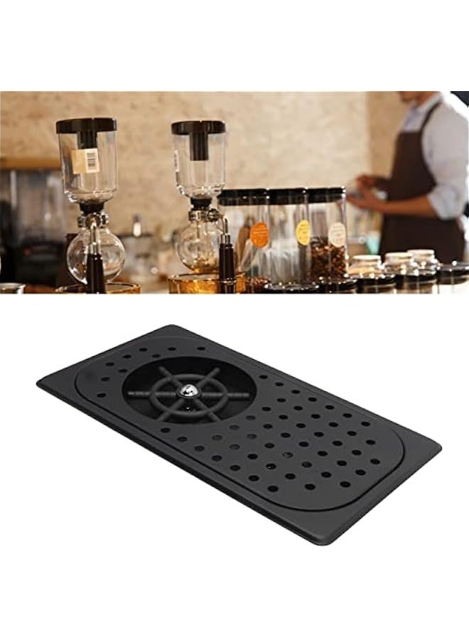 Coffee Cup Pot High Pressure Rinse For Bar Counter Steaming Pot Kitchen Countertop Sink With Drip Tray Hose (Black A) - Image 2
