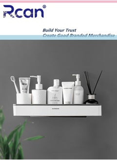 Rcan Bathroom Above Toilet Storage Rack Bathroom Over The Toilet Storage Shelf Wall Hanging Organizer Rack for Bathrooms  - Image 3