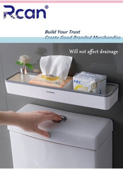 Rcan Bathroom Above Toilet Storage Rack Bathroom Over The Toilet Storage Shelf Wall Hanging Organizer Rack for Bathrooms  - Image 5