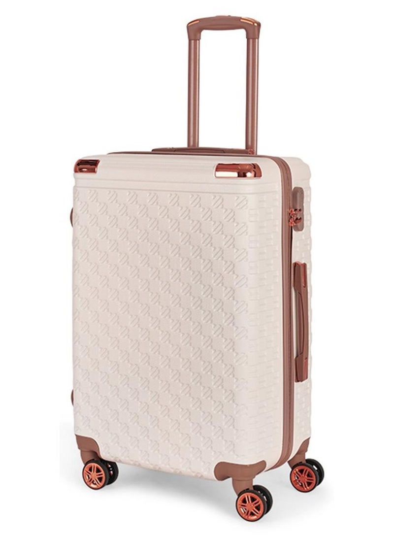 LIMRA cabin carry check-in luggage trolley size 20 inch beige/gold - Image 1
