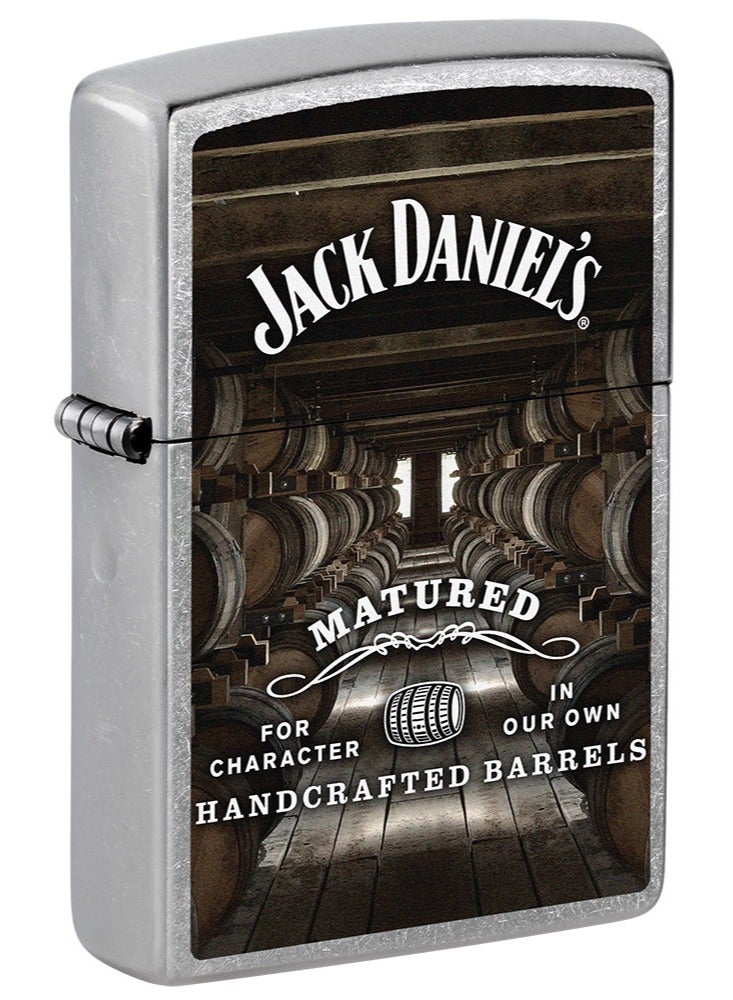 Zippo Ci017609 207 Jack Daniels Street Chrome Windproof Lighter - Image 1