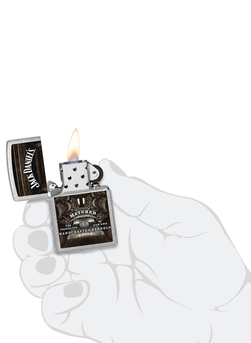 Zippo Ci017609 207 Jack Daniels Street Chrome Windproof Lighter - Image 5