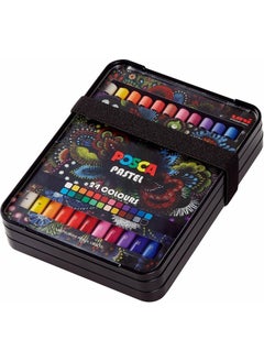 Uni Posca Oil & Wax Pastel Oil Pastel Paint Set 24 Colors Full Size  - Image 2