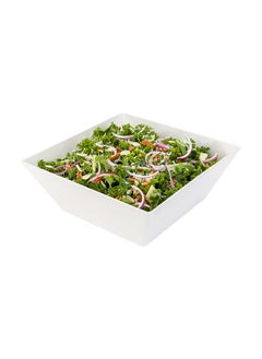 Restaurantware Restaurantware-180 Ounce Deep Soup Bowls, 2 Dishwashable Square Serving Bowls - Shatter-Resistant, White Melamine Salad Eating Bowls, Serve Side Dishes, Entrees, And Snacks, For Parties Or Events  - Image 5