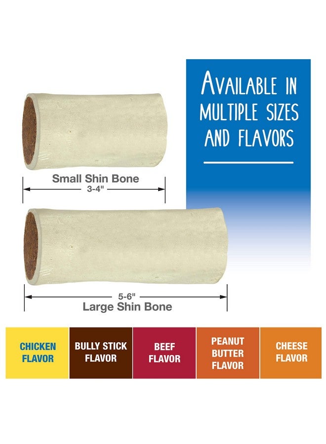 كاديت عظم قصبة الساق المحشو من كاديت - سهل الهضم، غني بالبروتين، عظم مضغ للكلاب طويل الأمد للمضغ العدواني، يدعم صحة الأسنان - بنكهة الدجاج، كبير (1 قطعة) - Image 1