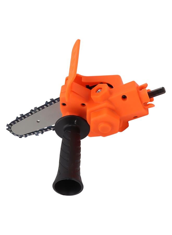 Thoraya Cordless Electric Saw Conversion Head Adapter Converting A Electric Drill Into Electric Chain Saw 4 Inch Orange  - Image 4
